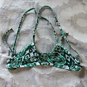 Jolyn Printed Tomcat Bikini Top Size XS